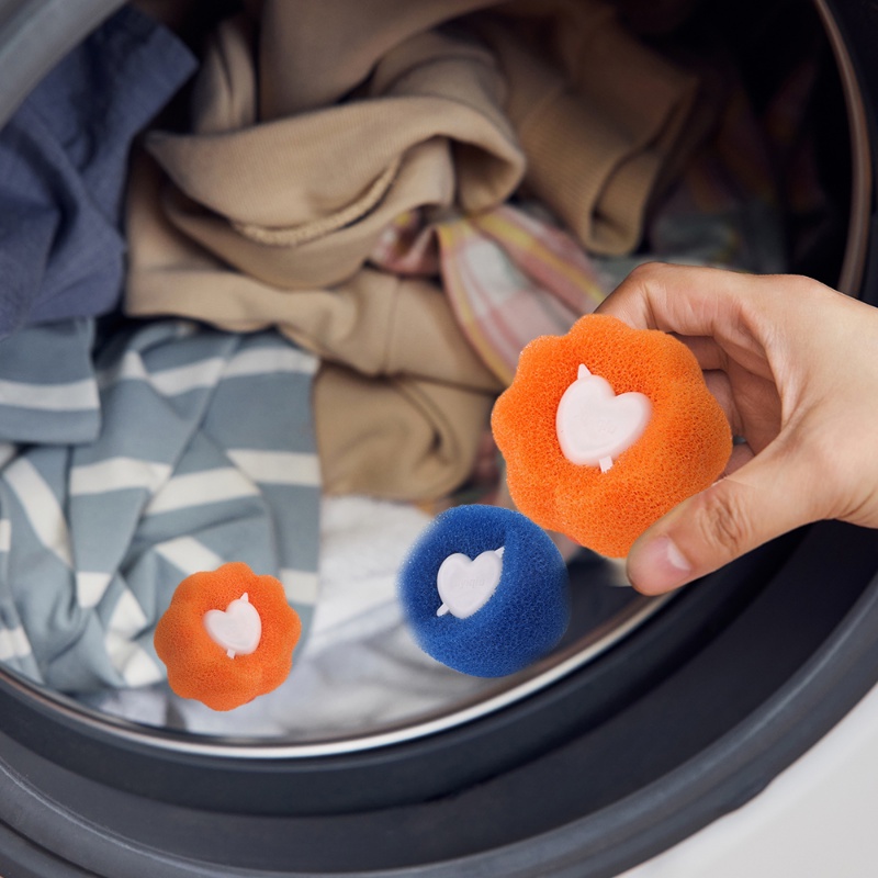 Bộ 3 Bóng Giặt Đồ Tiện Lợi Cho Máy Giặt