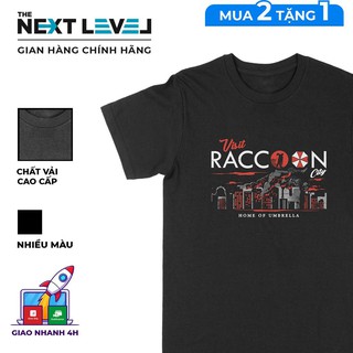 Áo thun Raccoon City - Resident Evil Unisex THE NEXT LEVEL, Cotton 100% nam nữ - BT0085