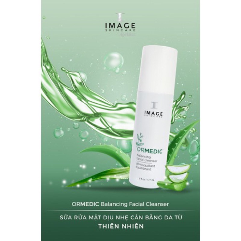 CHÍNH HANG SỮA RỬA MẶT DỊU NHẸ IMAGE ORMEDIC DÀNH CHO MỌI LOẠI DA ĐẶC BIỆT LÀ DA NHẠY CẢM