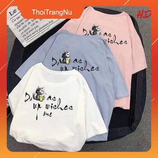 [ThoiTrangNu] Áo mèo uống nước do as H&Đ