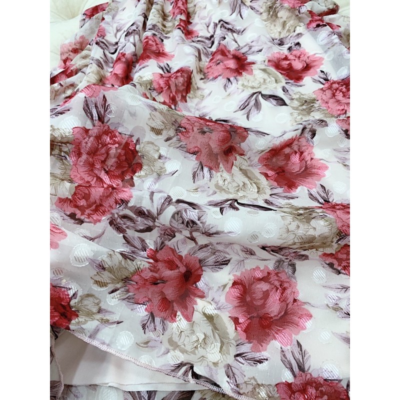 Đầm maxi hoa, váy hoa bèo trễ vai sang chảnh (Có ảnh và video thật,hàng sẵn đẹp ) | BigBuy360 - bigbuy360.vn