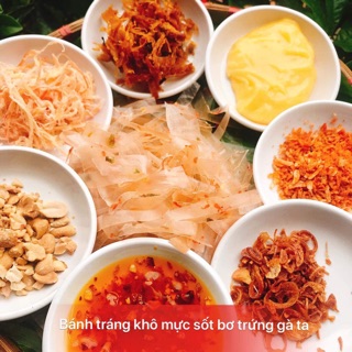 BÁNH TRÁNG KHÔ MỰC SỐT BƠ