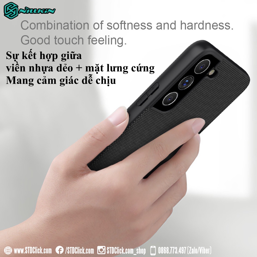 ỐP LƯNG SAMSUNG GALAXY S22 PLUS 5G NILLKIN TEXTURED NYLON FIBER CHÍNH HÃNG