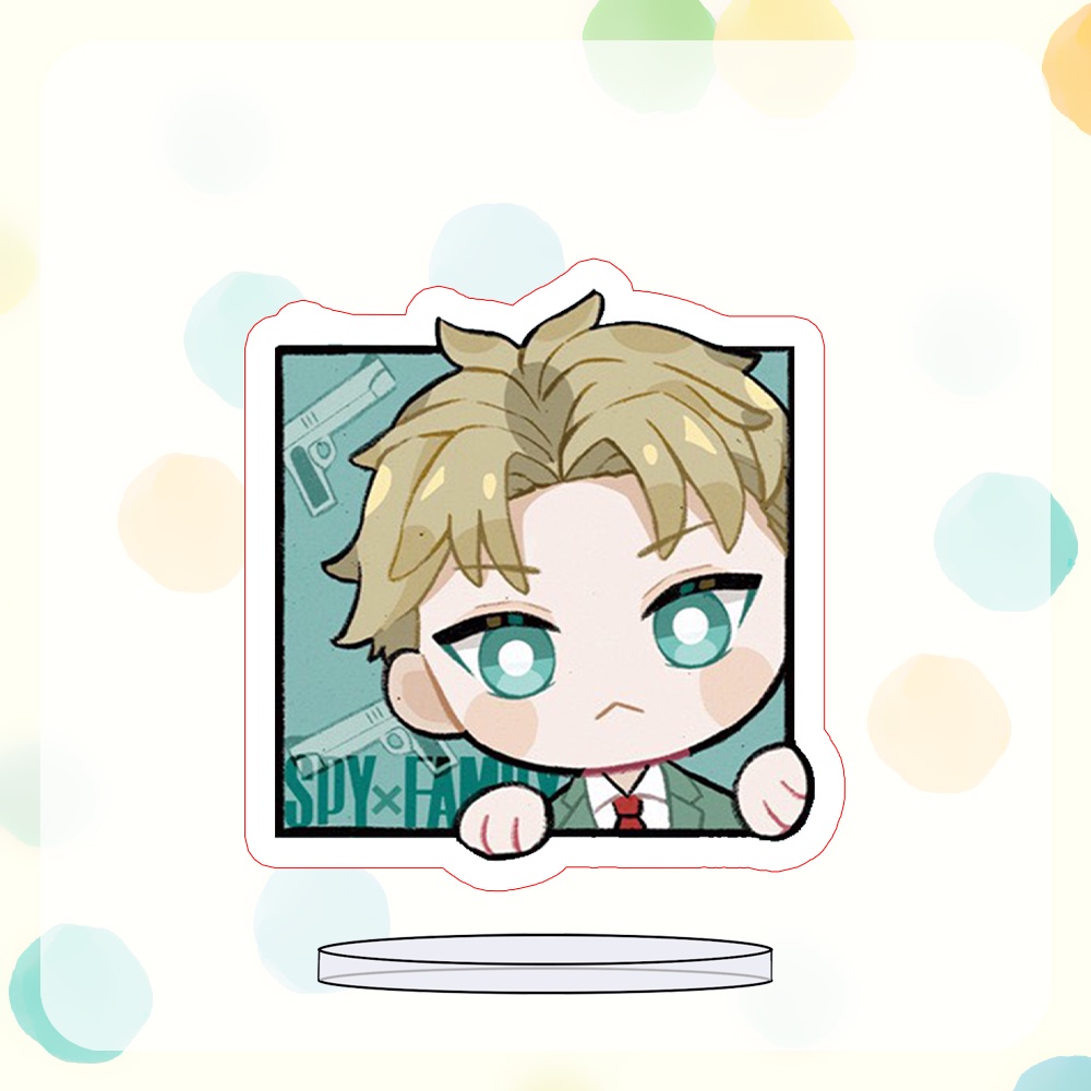 ( MINI ) Mô hình Standee in hình SPY X FAMILY - GIA ĐÌNH ĐIỆP VIÊN Nhiều Mẫu anime chibi mica trưng bày