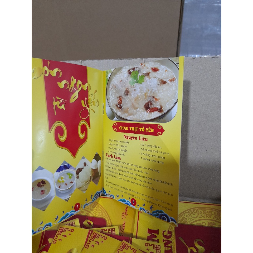 Cuốn Cẩm Nang Yến Sào Cao Cấp 16 Trang Gồm Bìa
