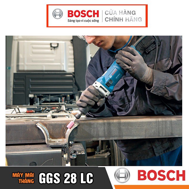 [CHÍNH HÃNG] Máy Mài Thẳng Bosch GGS 28 LC (6MM-650W) Giá Đại Lý Cấp 1, Bảo Hành Tại Các TTBH Toàn Quốc