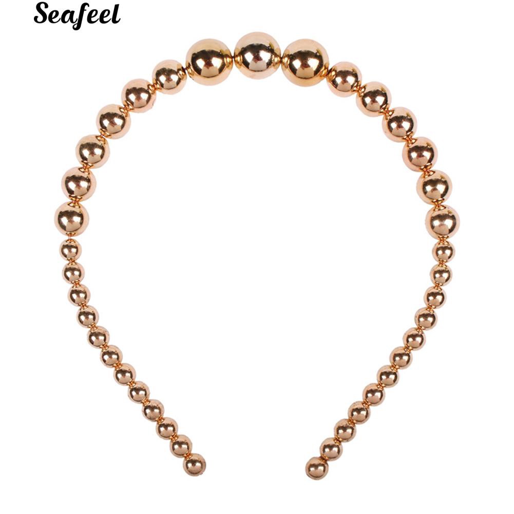 Băng đô cài tóc đính hạt ngọc trai giả cỡ 13x14.5cm thời trang cho nữ dự tiệc