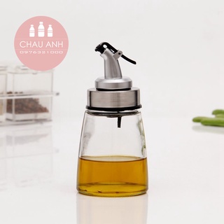 Chai thủy tinh 180ml rót dầu, đựng nước chấm