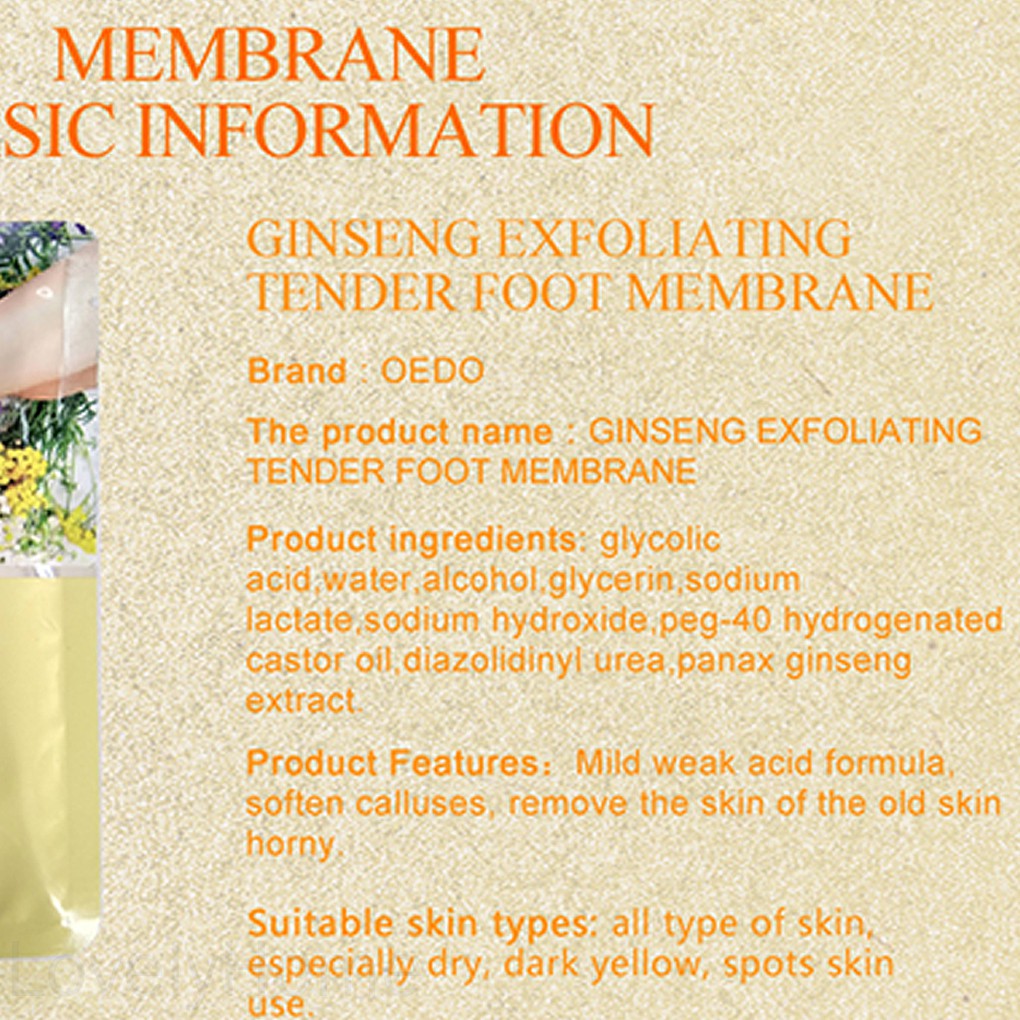 [Hàng mới về] Mặt nạ tẩy tế bào chết chăm sóc bàn chân hiệu quả