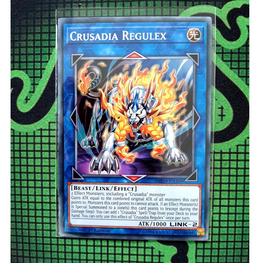 THẺ BÀI YUGIOH MP19-Crusadia Regulex - Common 1st Edition