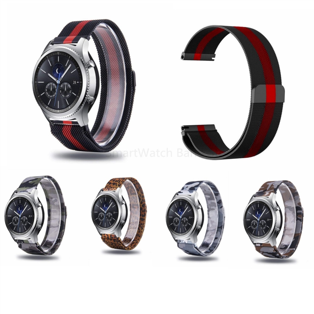 Dây đeo thép không gỉ Milanese cho đồng hồ thông minh Samsung Gear S3 Classic / Frontier Galaxy 46mm