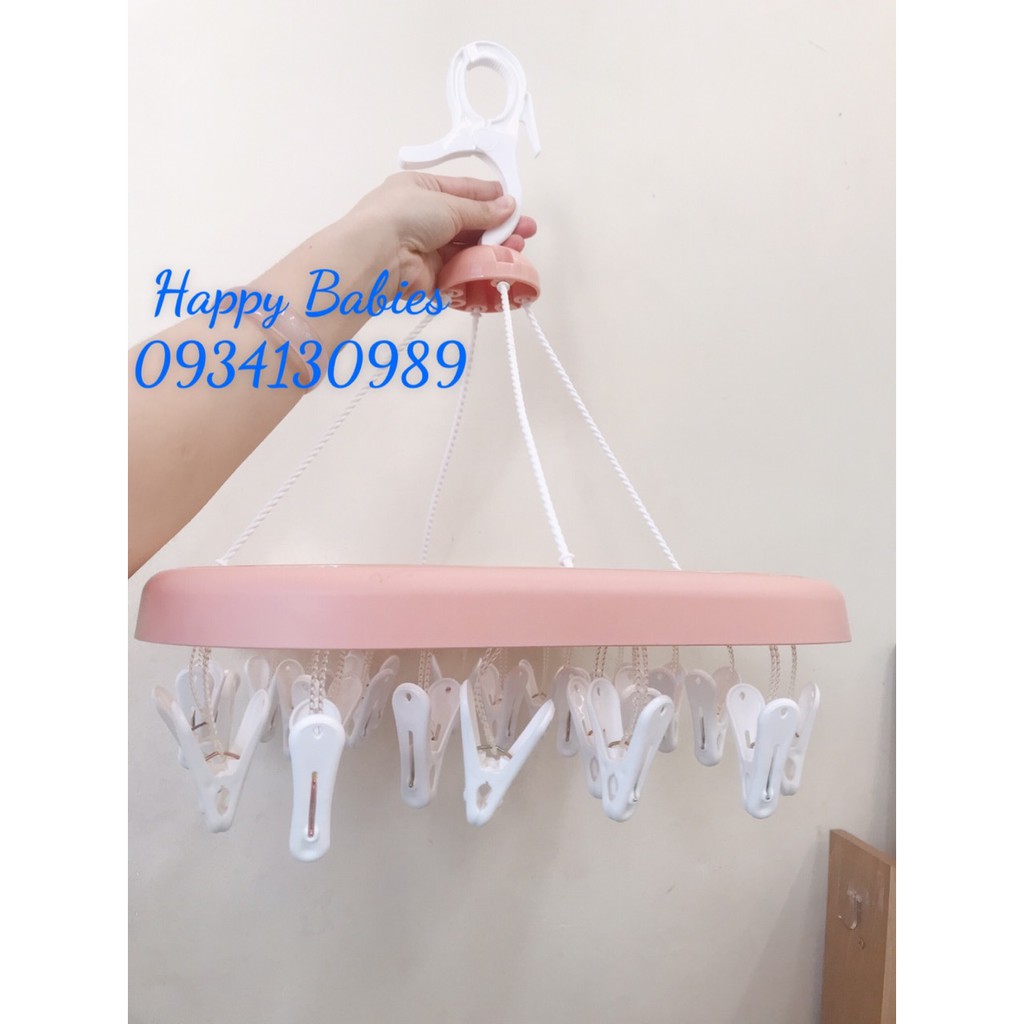 Móc phơi đồ dạng chùm 24 kẹp Laxson