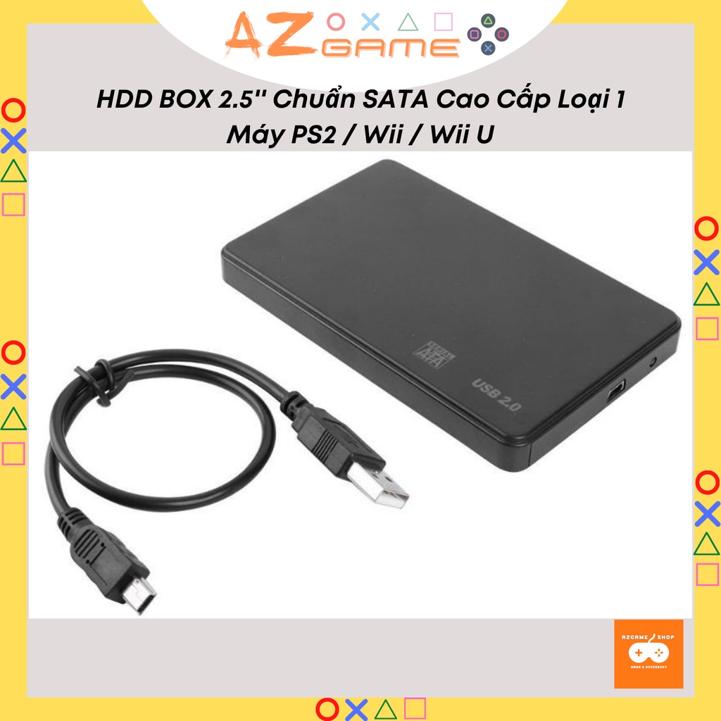 Box Ổ Cứng HDD Chuẩn SATA Cho Máy PS2 / Wii / Wii U Cao Cấp