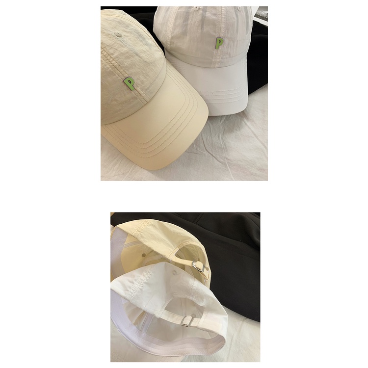 Mũ Lưỡi Trai Chất Liệu Thoáng Khí Nhanh Khô Thời Trang Mùa Hè Phong Cách Hàn Quốc Cho Nữ