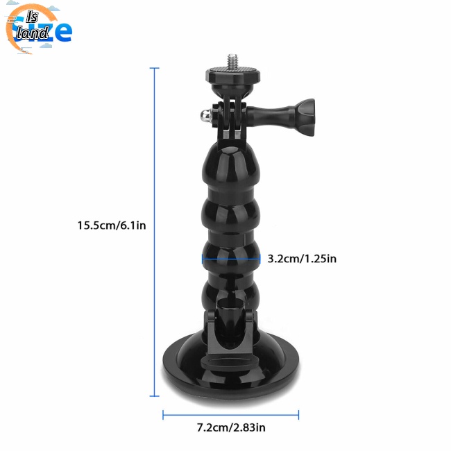 Giá Đỡ Điện Thoại/Máy Ảnh Gopro Có Giác Hút Gắn Xe Hơi Điều Chỉnh Được