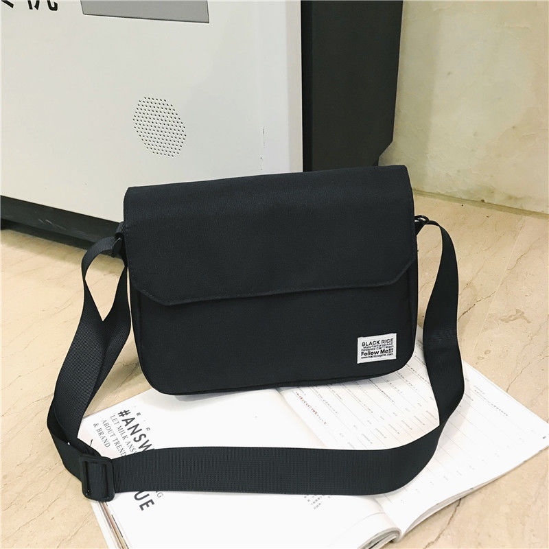 ▧✇ Túi đeo vai vải Canvas thiết kế đơn giản phong cách Retro | BigBuy360 - bigbuy360.vn