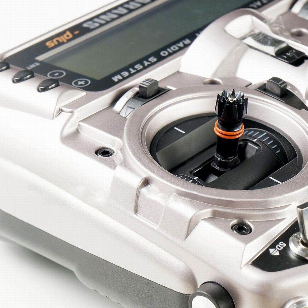Đầu Gậy Truyền Tín Hiệu Chống Trượt Màu Cầu Vồng Cho Wfly Flysky FUTABA TX16S FrSky Taranis X-lite 3D Style M3 3mm