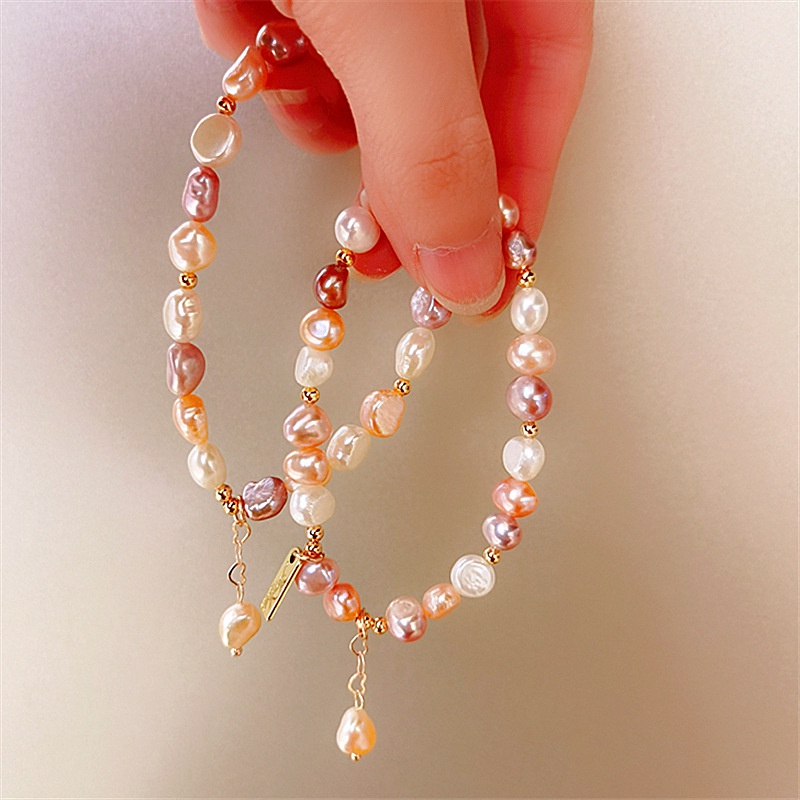 Irregular Natural Pearl Bracelet For Women 2022 New Fashion Jewelry Korean Style Personality Simple