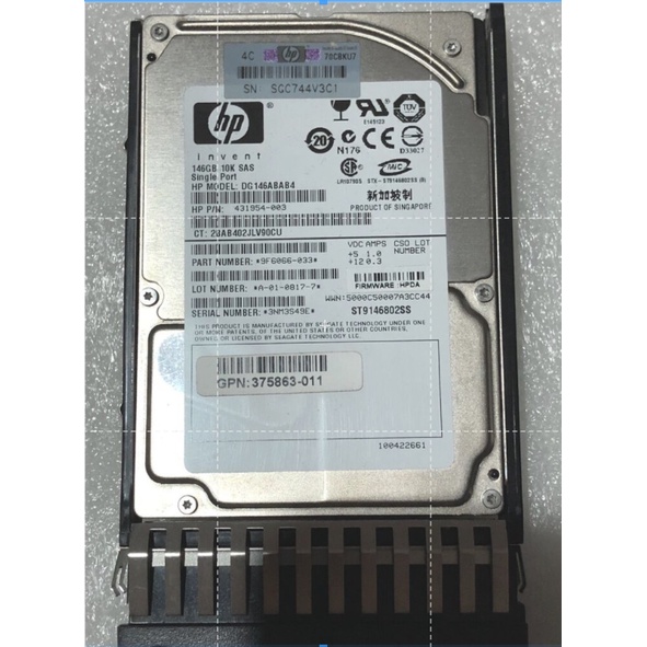 Máy Chủ HP 2.5 "Chất Lượng Cao 431958Phụ Kiện Chuyên Dụng Dành Cho Xe Hơi B211 B21 432320-001 430165-003 418399-001 507283Ổ Cứng 10K SAS Dung Lượng 001 146GB