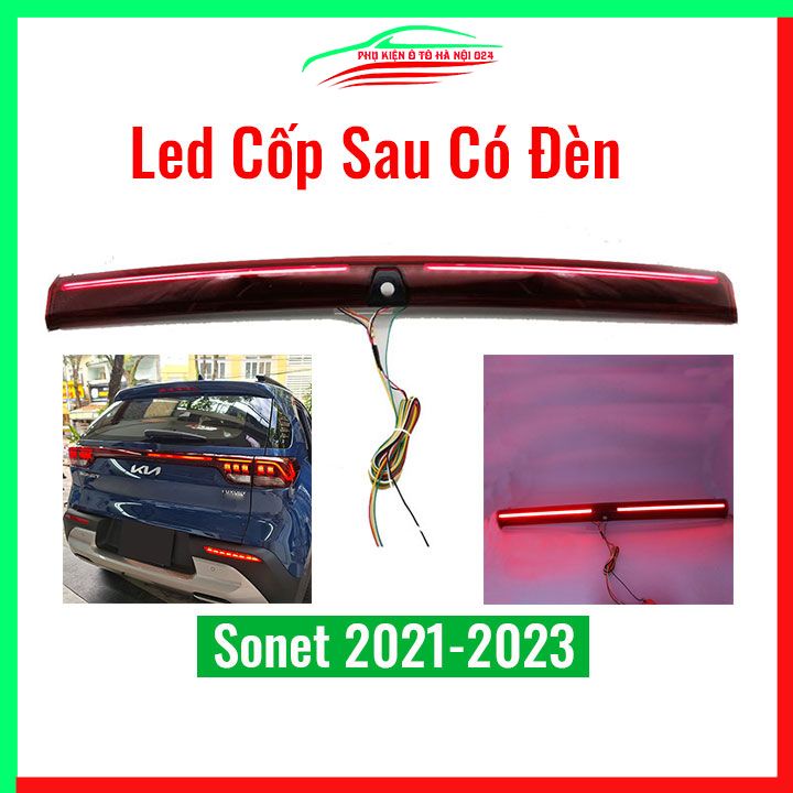 Led cốp sau Kia Sonet 2021-2023 ánh sáng đỏ trang trí xe