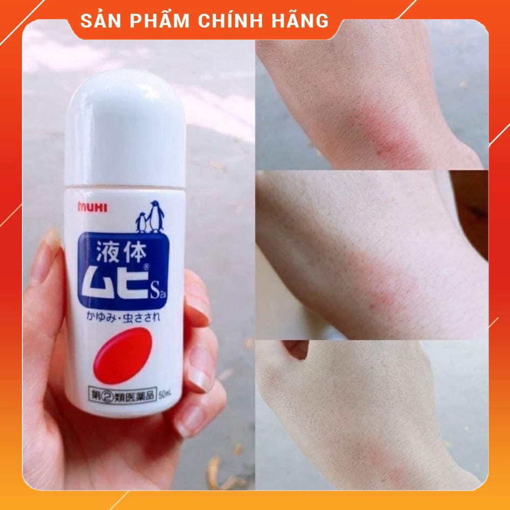 Lăn bôi vết côn trùng cắn Muhi 50ml