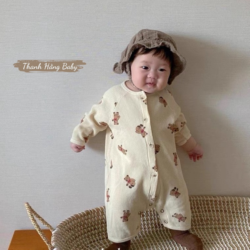 Body Dài Tay Cho Bé, Body Sleepsuit Cho Bé Thanh Hằng Baby 5 - 13 Kg