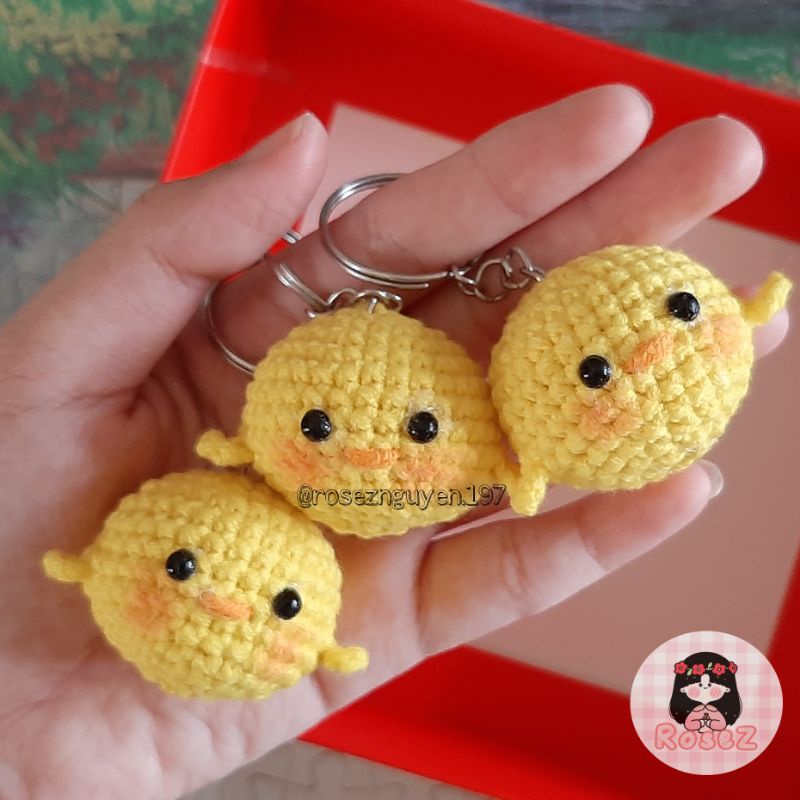 Móc khóa Gà con mini