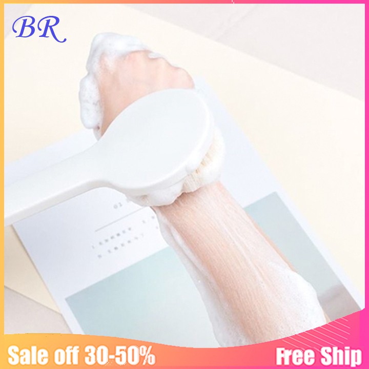 Cây chà cọ lưng tắm muji lông mềm mịn 37cm