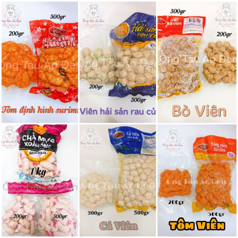 Các loại viên chiên/ viên thả lẩu việt