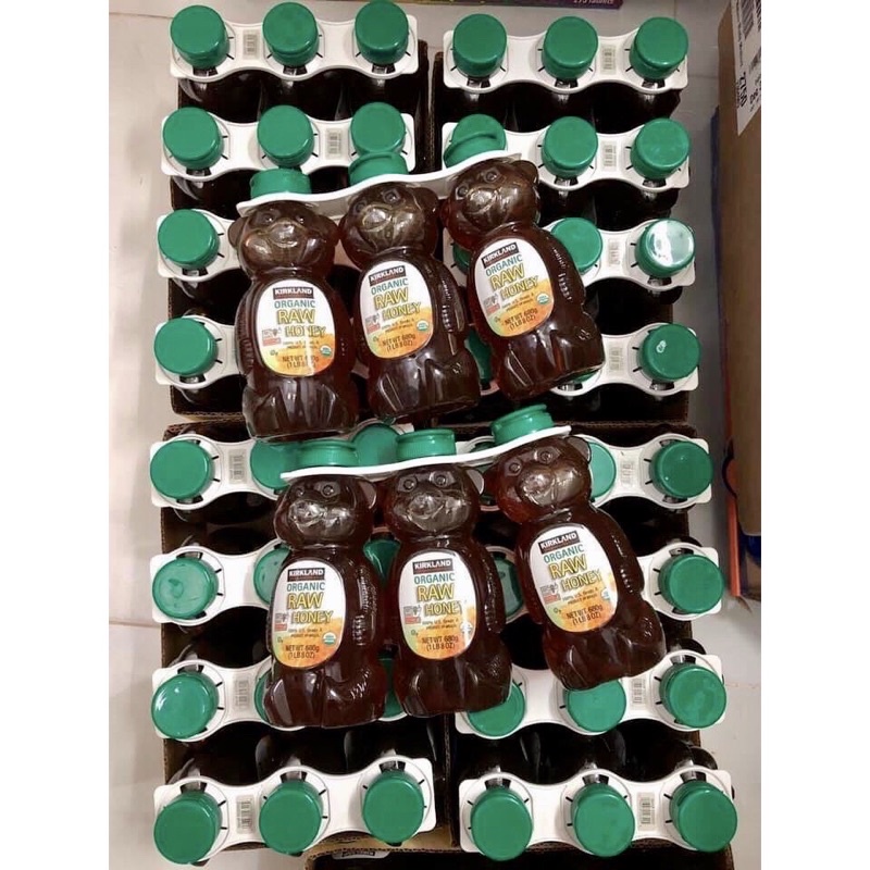 Mật ong gấu Kirkland Raw Honey 680g [Mỹ]