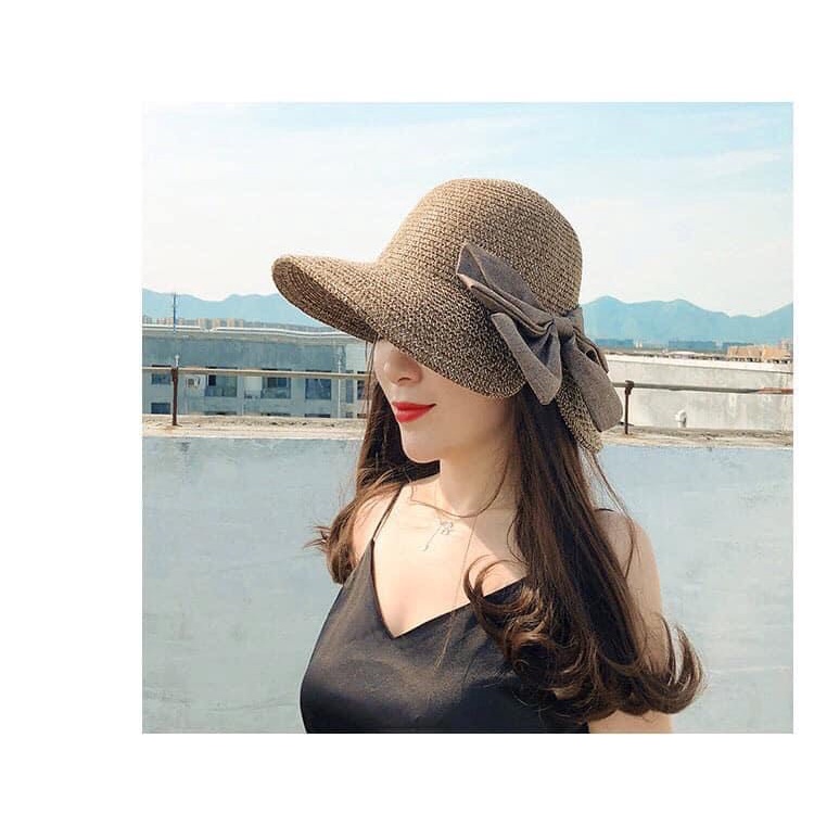 NM1207- Nón cói nữ đi biển hàng nhập