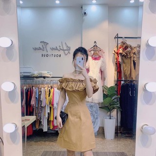 Váy trễ vai bèo tiểu thư