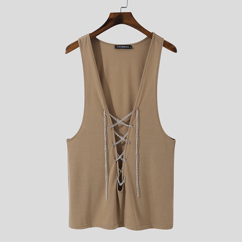 Áo Tank Top Sát Nách Cổ Chữ V Thời Trang Cho Nam