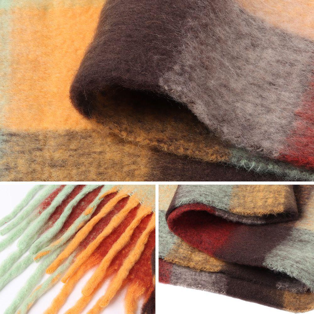 Khăn Choàng Tartan Giữ Ấm Thời Trang Cho Nữ