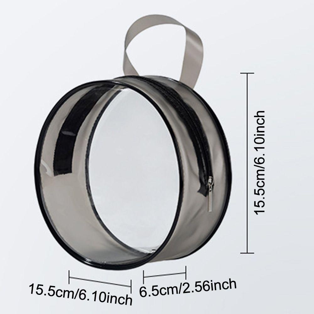 NIUYOU Bộ 2 Túi Nhựa PVC Trong Suốt Đựng Mỹ Phẩm Tiện Dụng