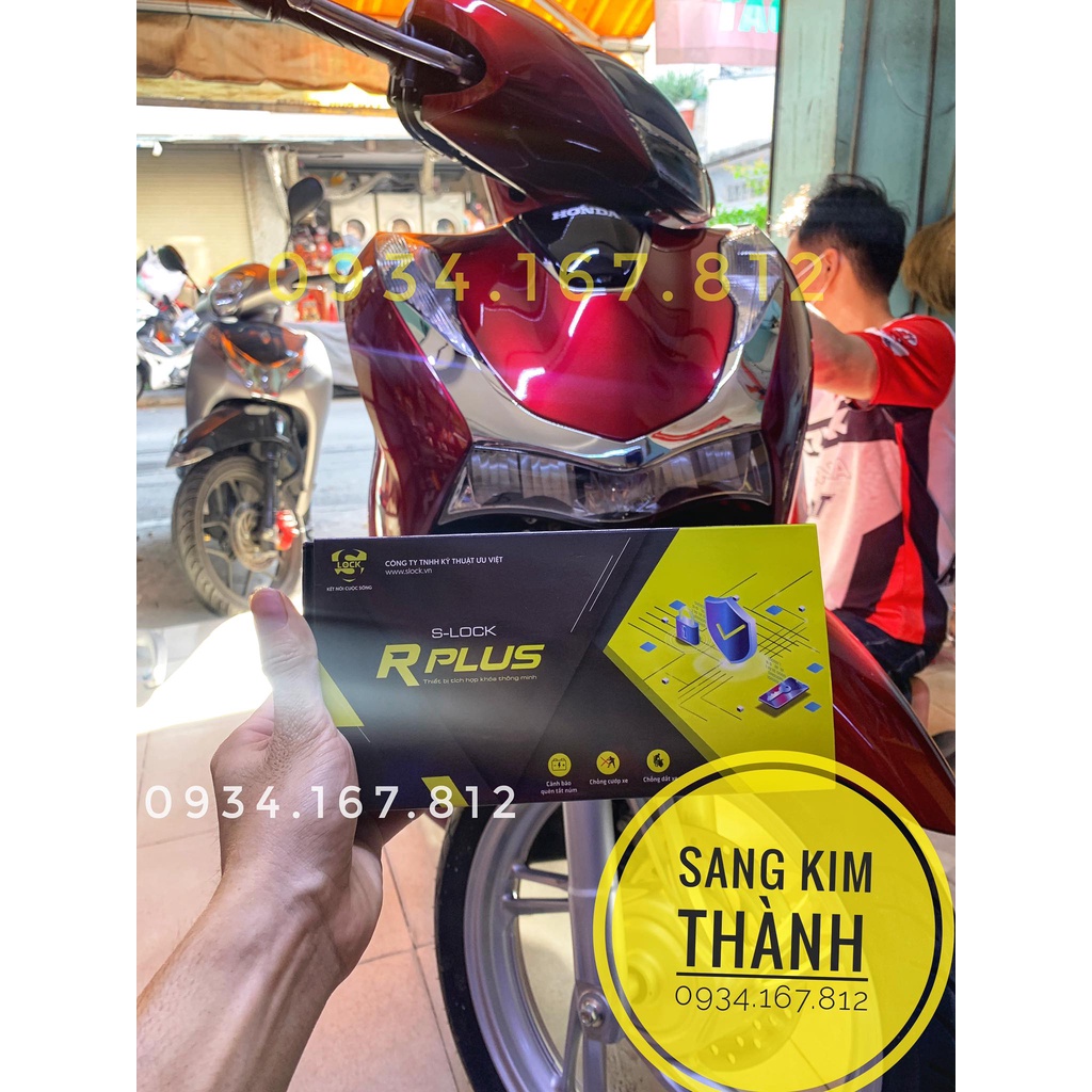 Khoá Chống Cướp 2m xe SH 125i/150i Tích Hợp Remote 2 Nút Mẫu Mới
