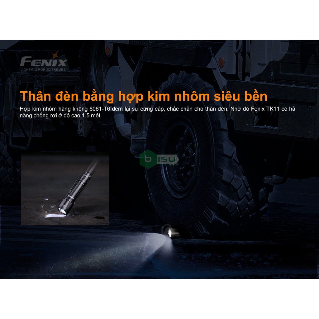 ĐẠI LÝ ĐỘC QUYỀN FENIX - Đèn pin Fenix - TK11 Tactical - 1600 Lumens