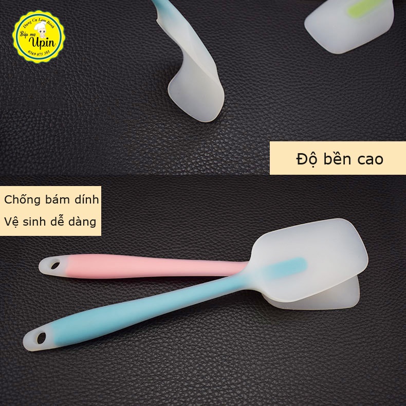 Thìa vét bột Spatula silicon mặt trong
