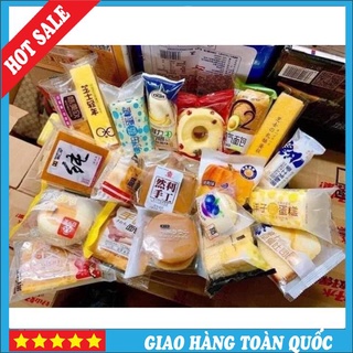 Bánh Đài Loan Mix ❤️FREESHIP❤️ Bánh Bông Lan Ăn Vặt Đài Loan Trung Quốc Thơm Ngon Hấp Dẫn Nhiều Vị 1kg
