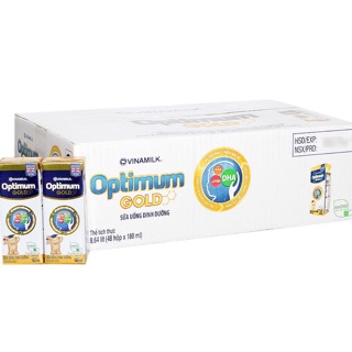 Thùng 48 hộp sữa bột pha sẵn optimum gold 180ml