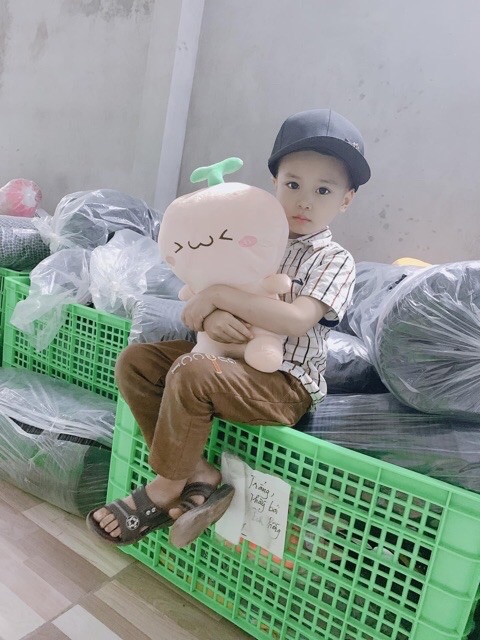 Gấu Bông Hình Mầm Cây Size 45Cm 💖 Có Ảnh Thật 💖 Thú Nhồi Bông Mầm Cây 45Cm Cute Siêu Dễ Thương