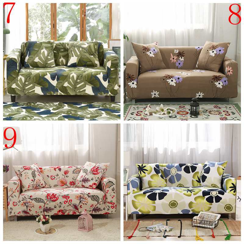 Colourful floral 1/2/3/4 Seater Couch Sofa Cover Removable Slipcover Stretch Sofa Protector