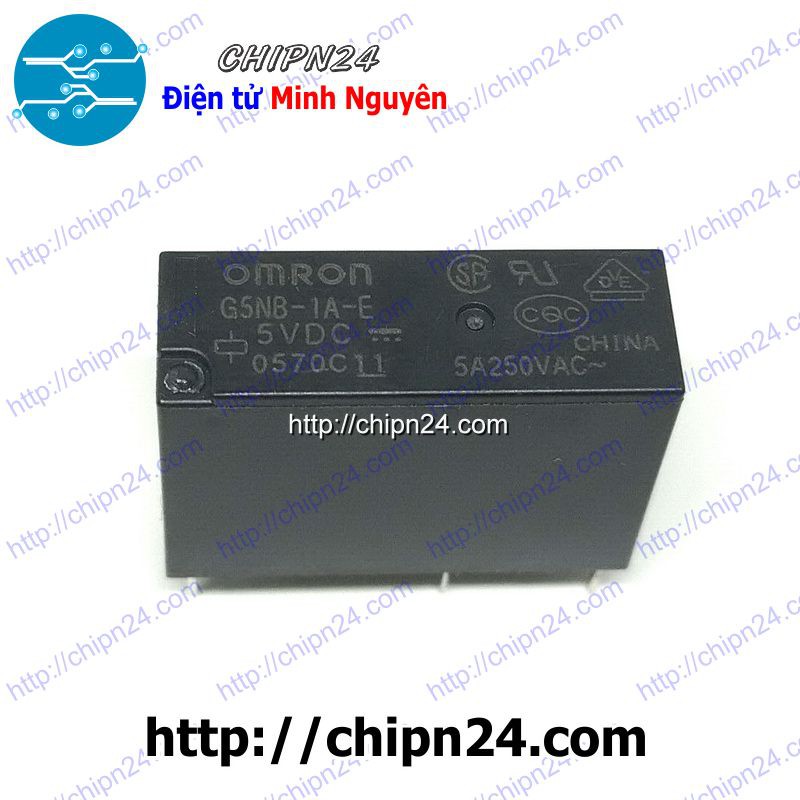[1 CON] (F101.P) Relay Omron G5NB-1A-E-5VDC (4 CHÂN)