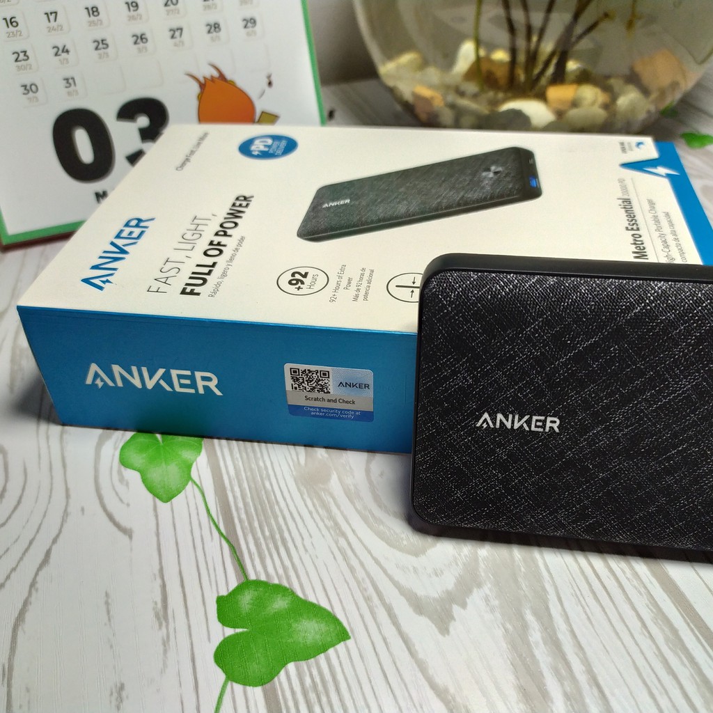 Sạc Dự Phòng Anker PowerCore Metro Essential 20000mAh PD - A1281 - Hàng Chính Hãng