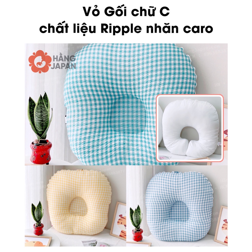 Gối chống trào ngược ROTOTO BEBE kích thước 65*67cm cho bé từ 0-12m chính hãng