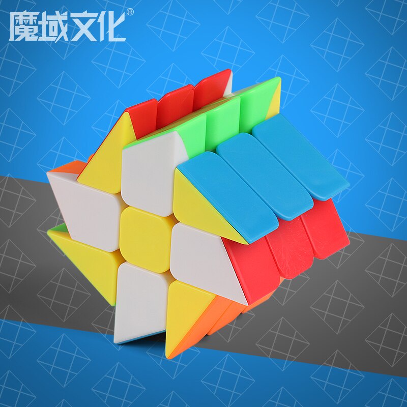 Đồ chơi Rubik Windmill Moyu Meilong Stickerless - Rubik Fisher 2 Moyu (Rubik Cối Xay Gió)