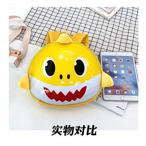 Ba Lô Hình Cá Mập Hoạt Hình Dễ Thương Chống Nước Cho Bé Trai Và Gái
