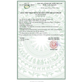 Men vi sinh cho OptiBac cho Phụ Nữ