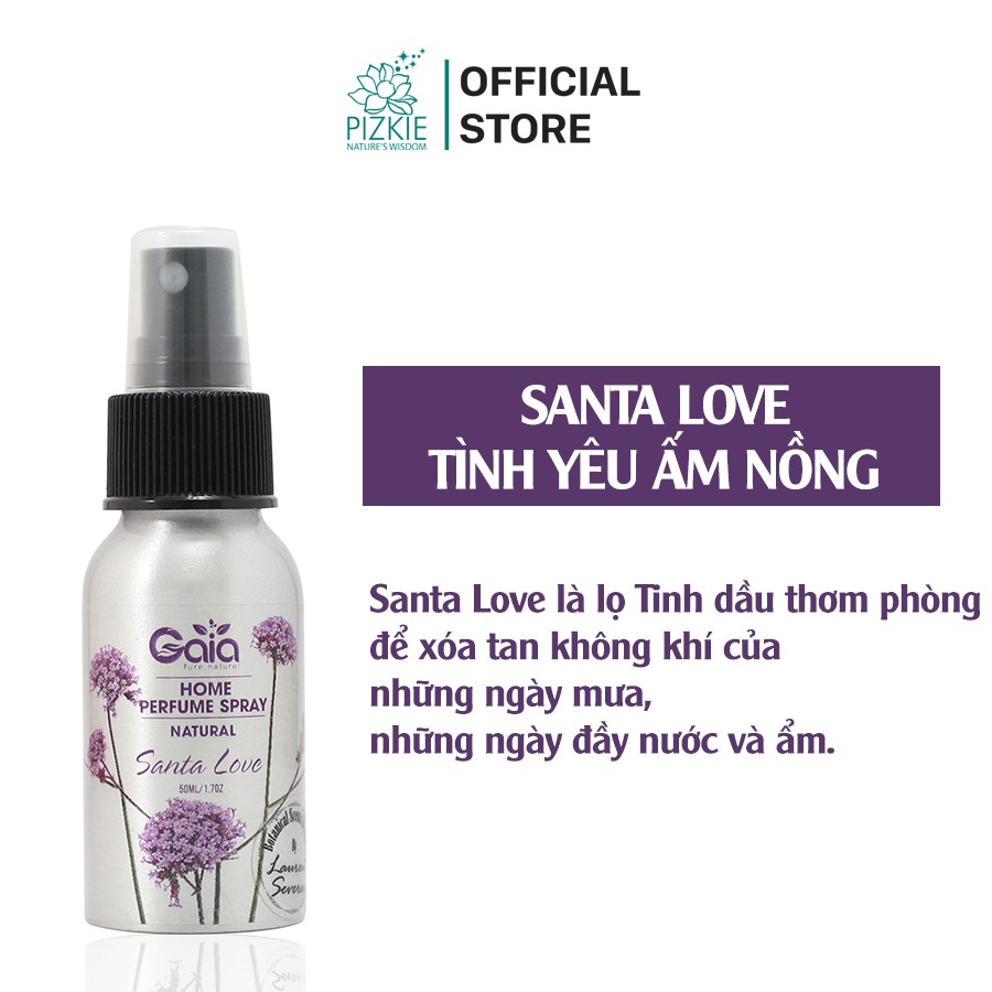 Tinh Dầu SANTA LOVE - Mùi Hương Lan Toả Tinh Thần  Sản Khoái | Chai 50ml