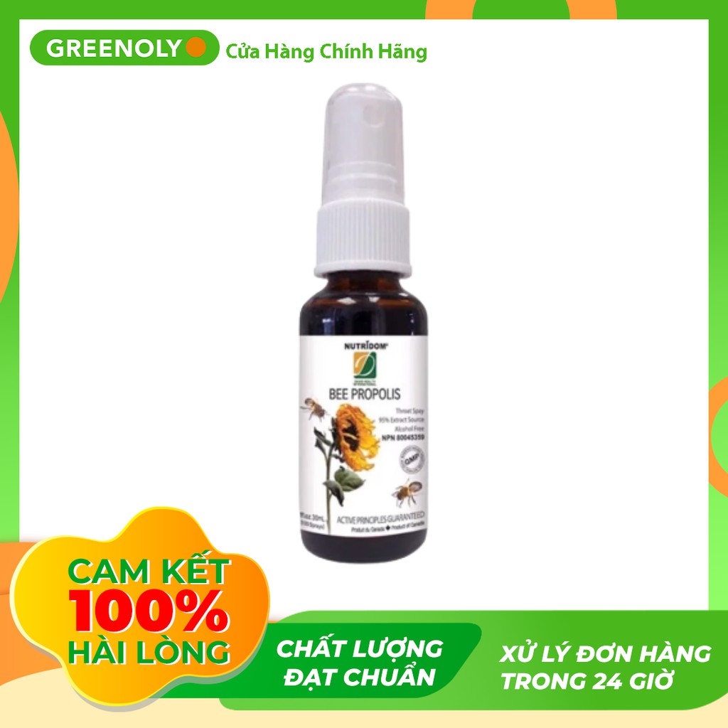 Xịt Keo Ong David Health Bee Propolis Giảm Ho Đau Họng Tăng Sức Đề Kháng Cho Trẻ Em Và Người Lớn - Greenoly